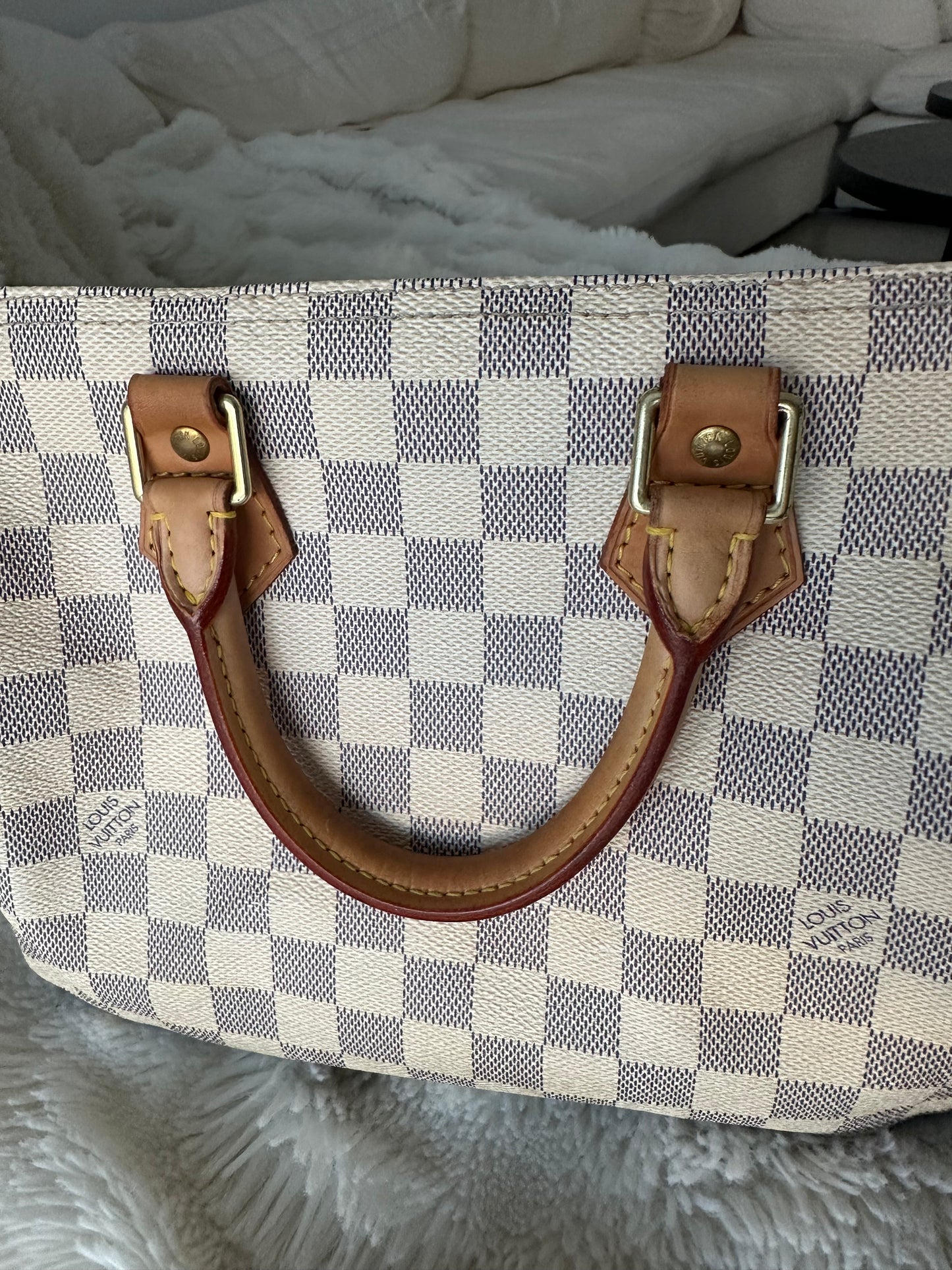 Louis Vuitton Speedy 25 Damier Azure
