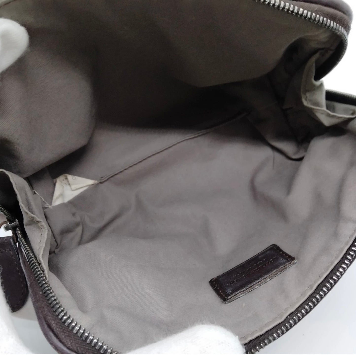 Bottega Veneta clutch / cosmetic pouch bitter chocolate