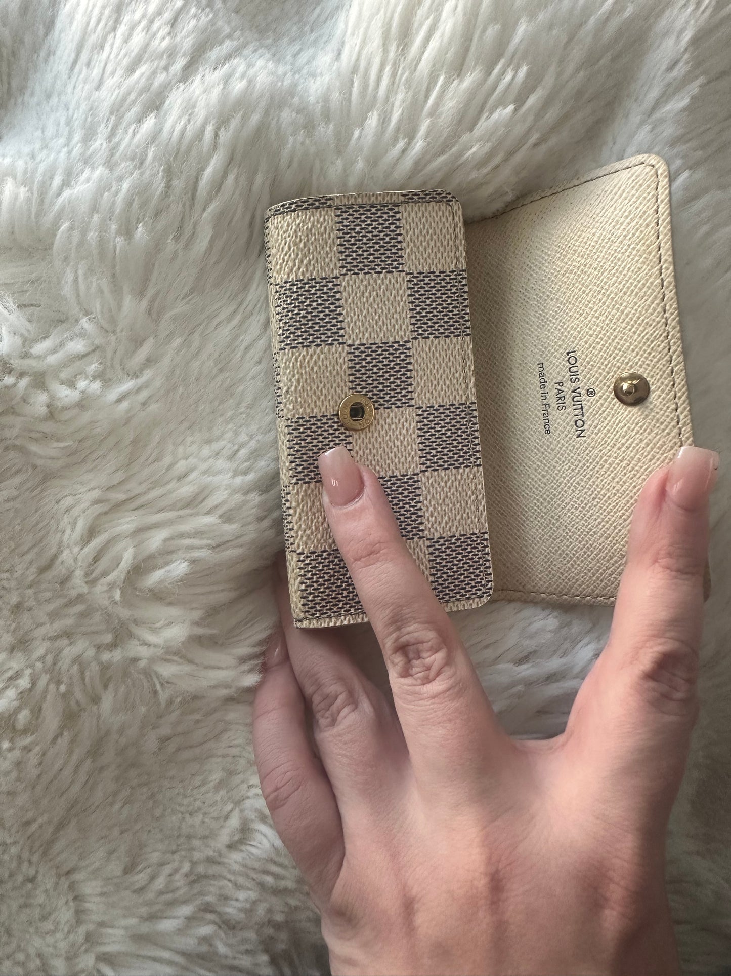 Louis Vuitton Damier Azur Multicles 4 Key Holder