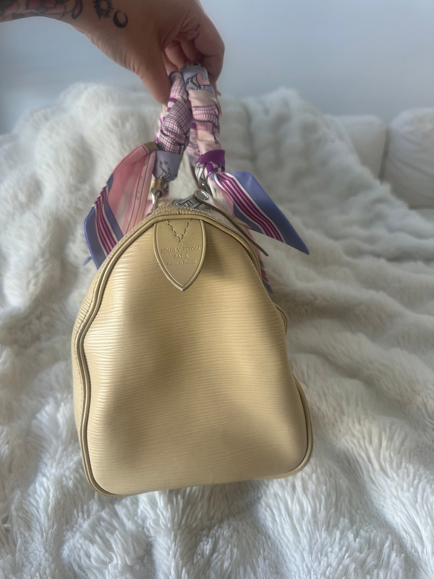 Louis Vuitton Speedy 25 - in Epi leather vanilla