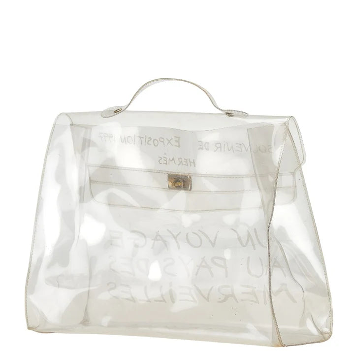 Hermes Clear Kelly tote bag