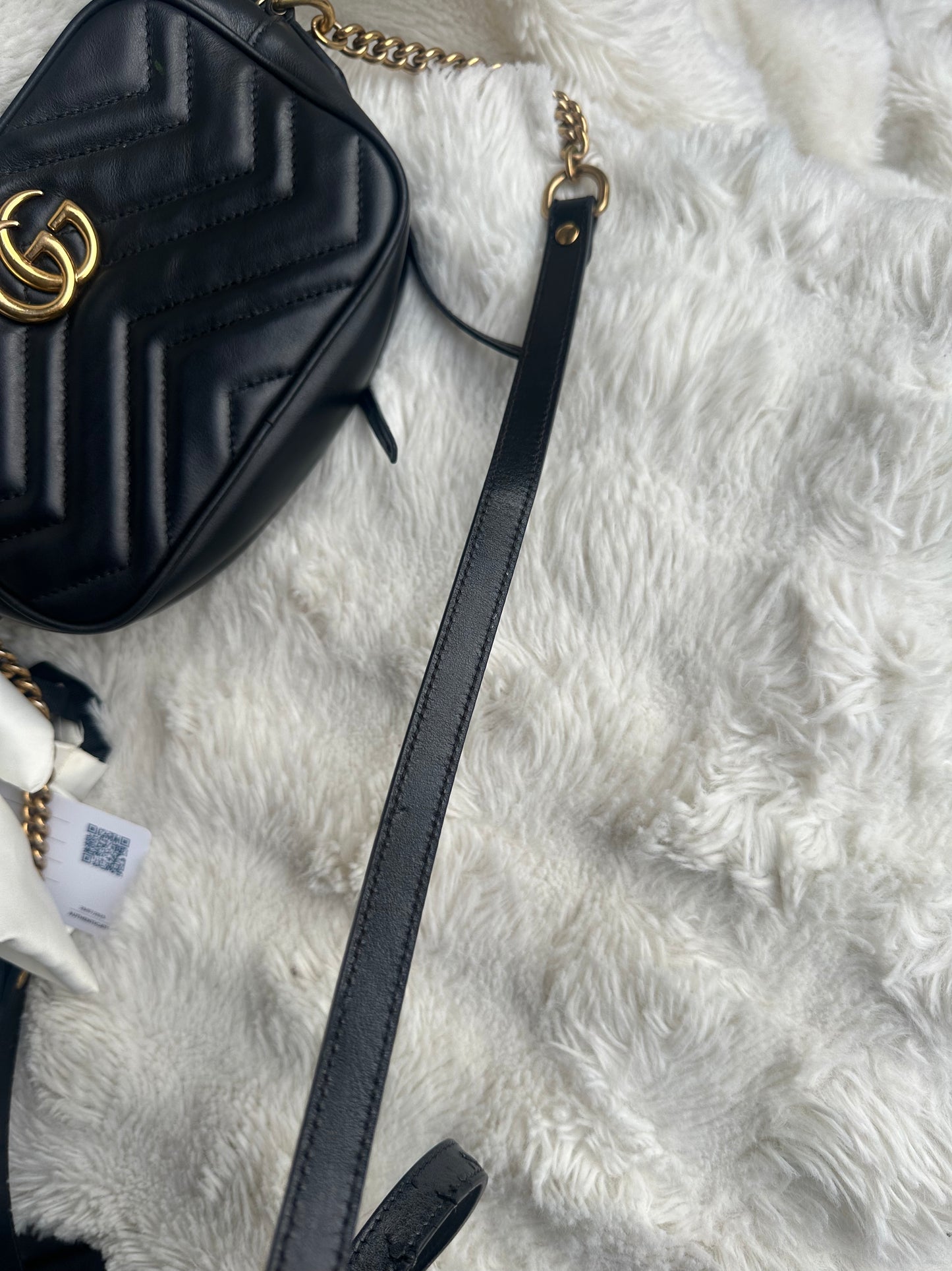 GUCCI GG Marmont Camera Bag Black