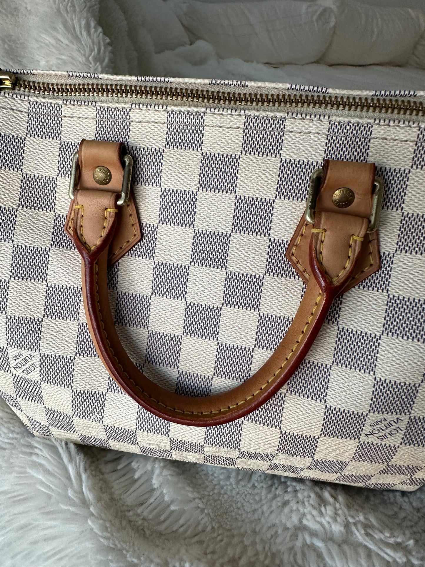 Louis Vuitton Speedy 25 Damier Azure