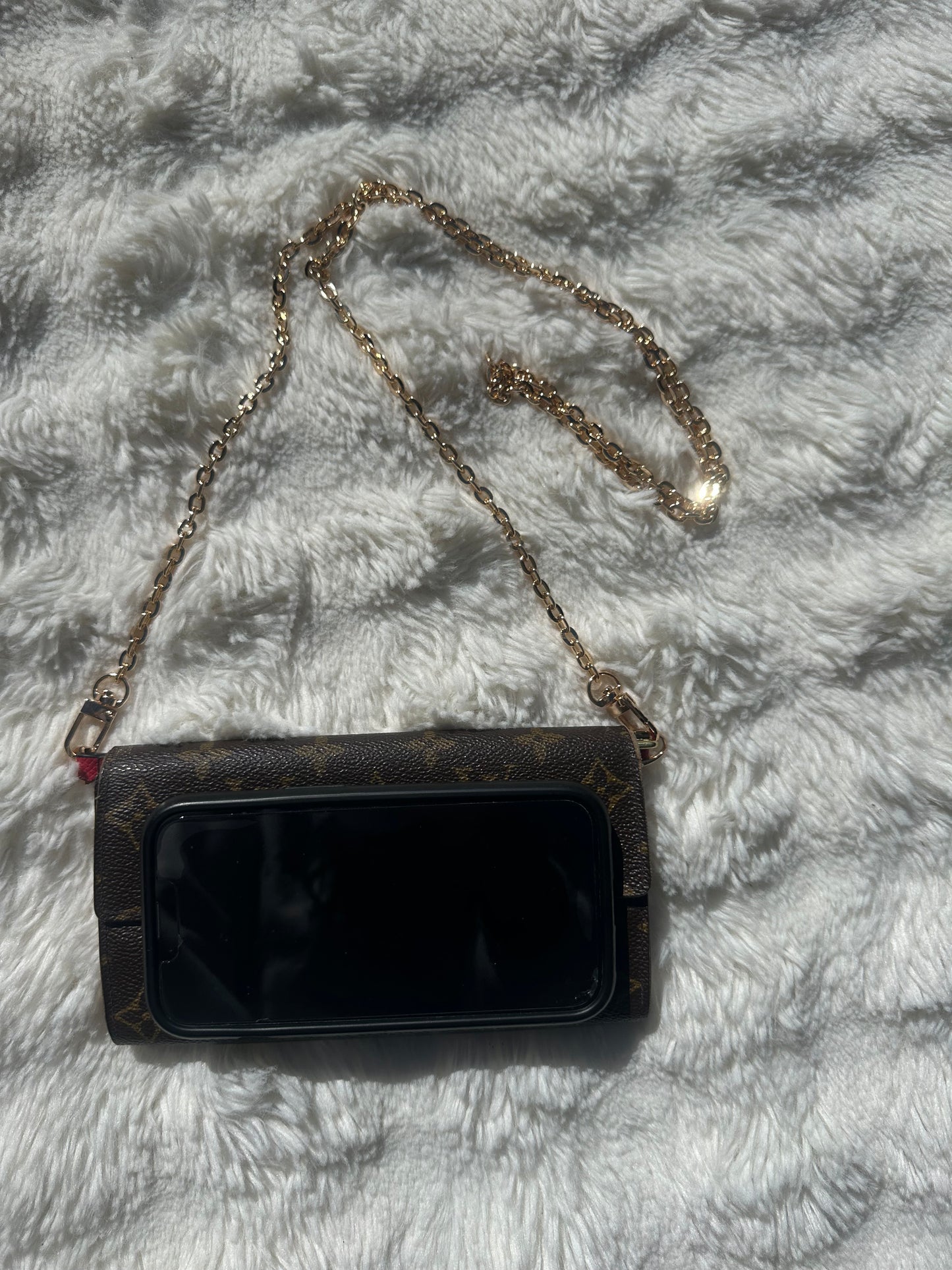 Louis Vuitton wallet on chain pochette bag