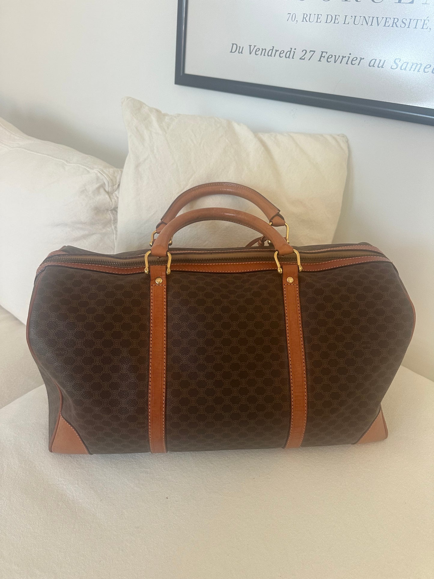 Celine Macadam Vintage weekender bag