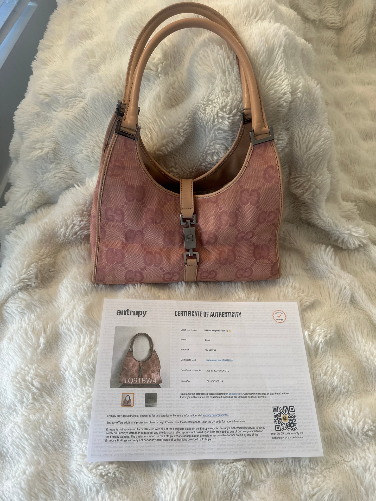 GUCCI - Jackie vintage hobo bag pink