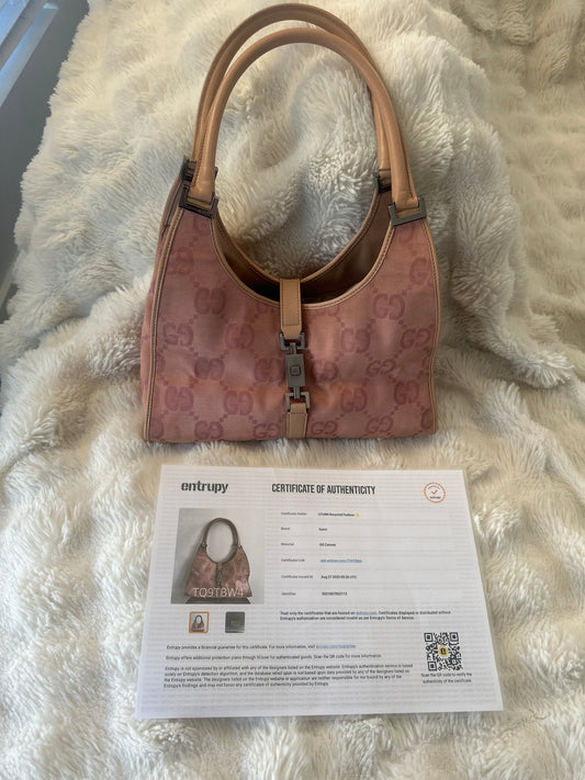GUCCI - Jackie vintage hobo bag pink