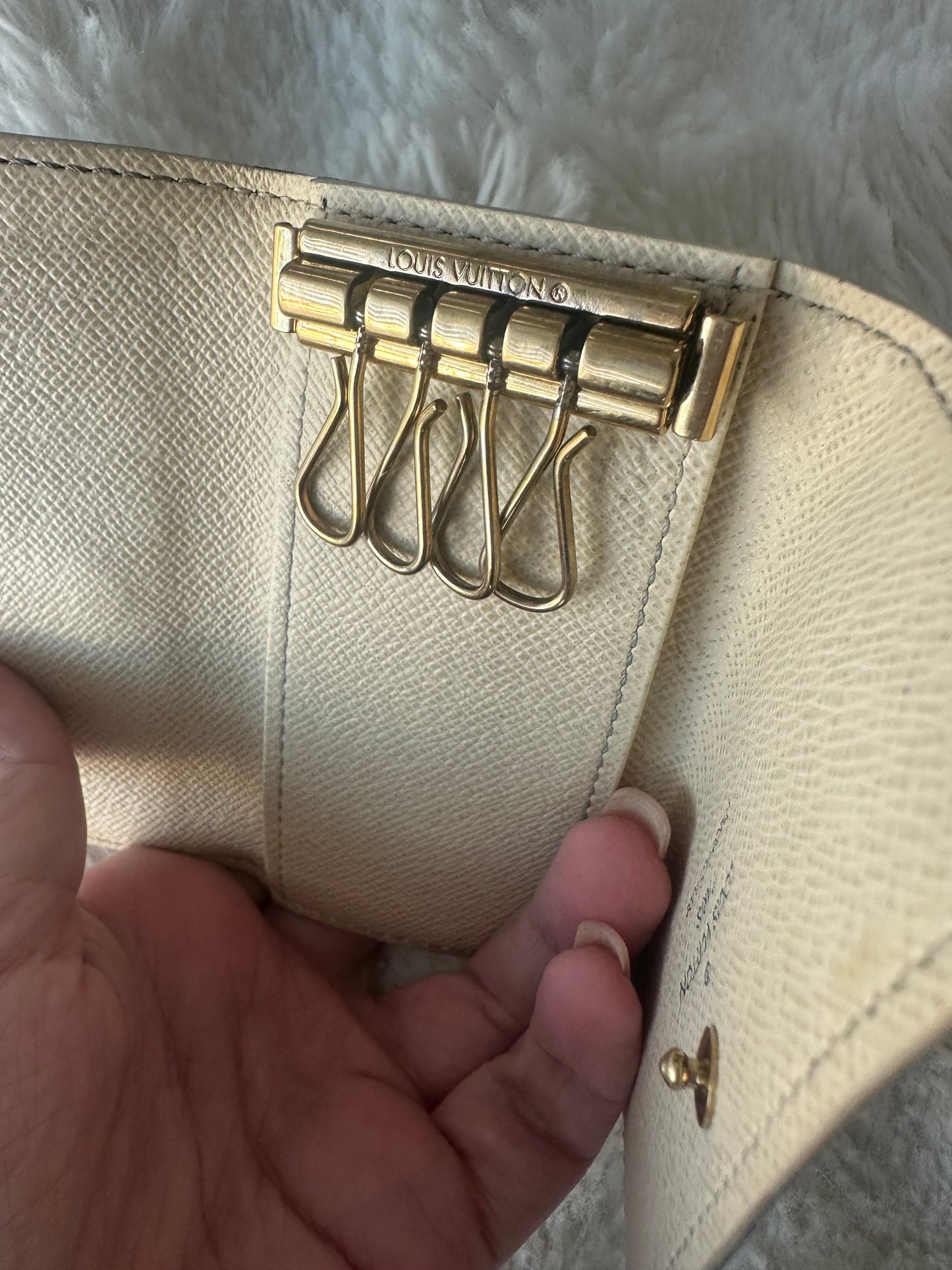 Louis Vuitton Damier Azur Multicles 4 Key Holder