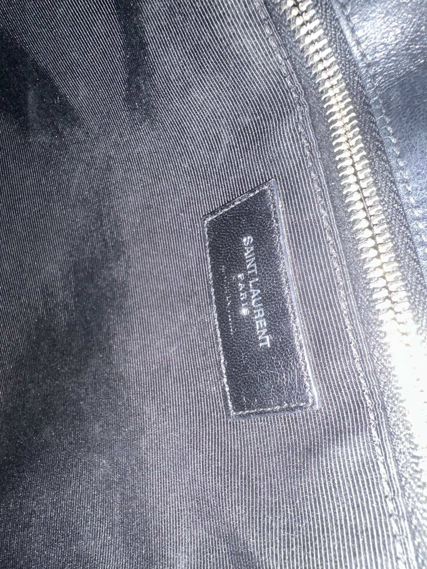 SAINT LAURENT - chevron leather Cassandra shopping tote