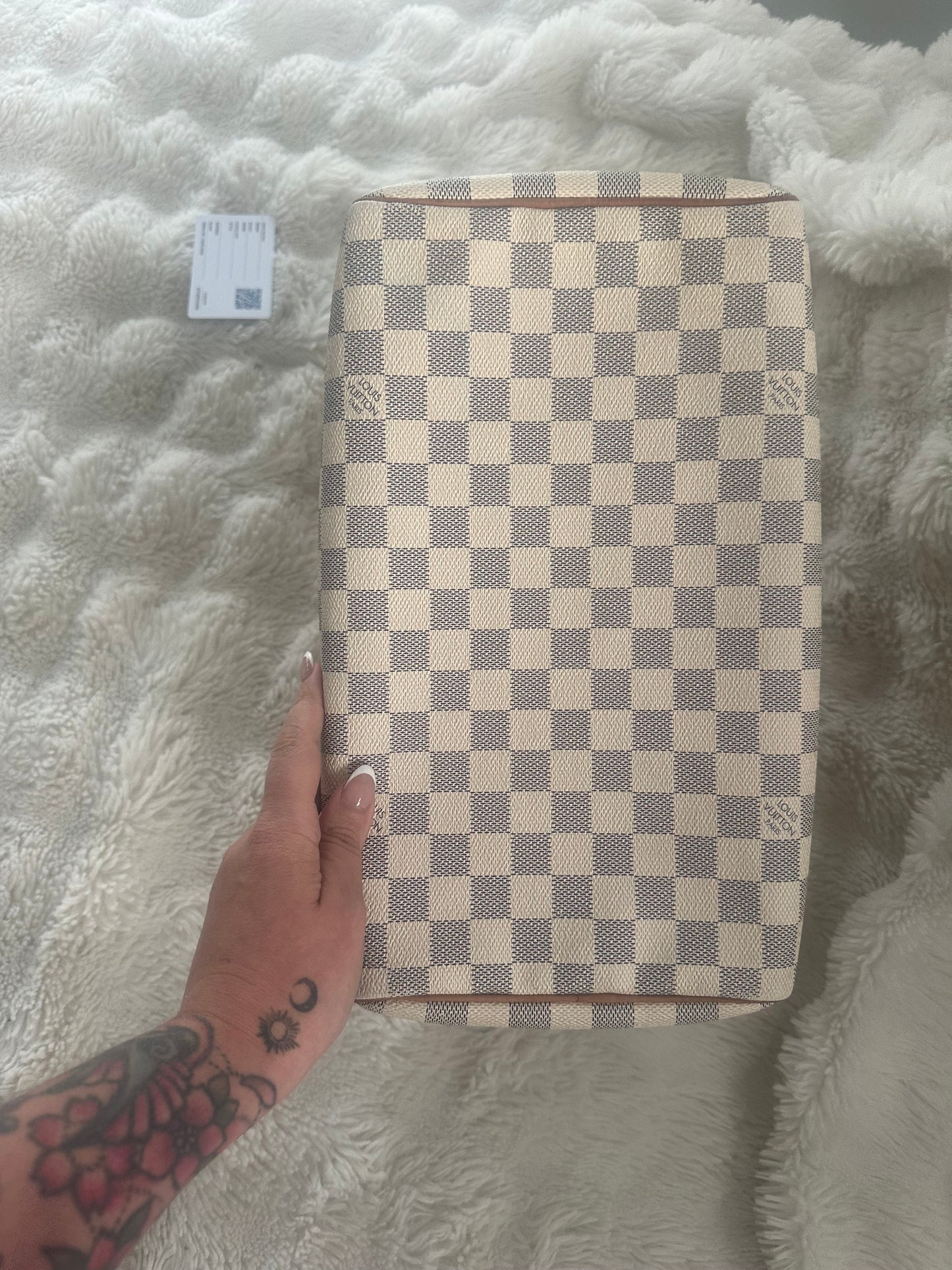 Louis Vuitton Vintage Speedy 30 Damier Azure