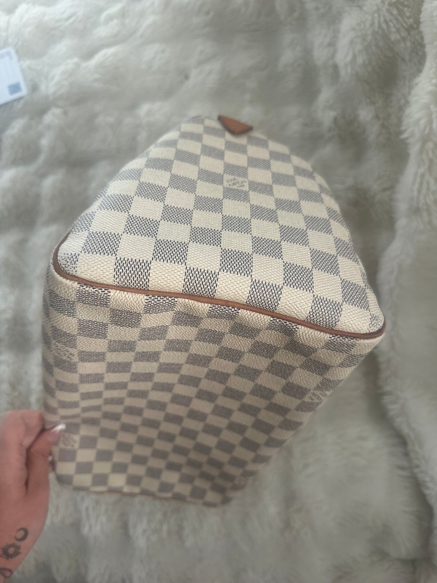 Louis Vuitton Vintage Speedy 30 Damier Azure