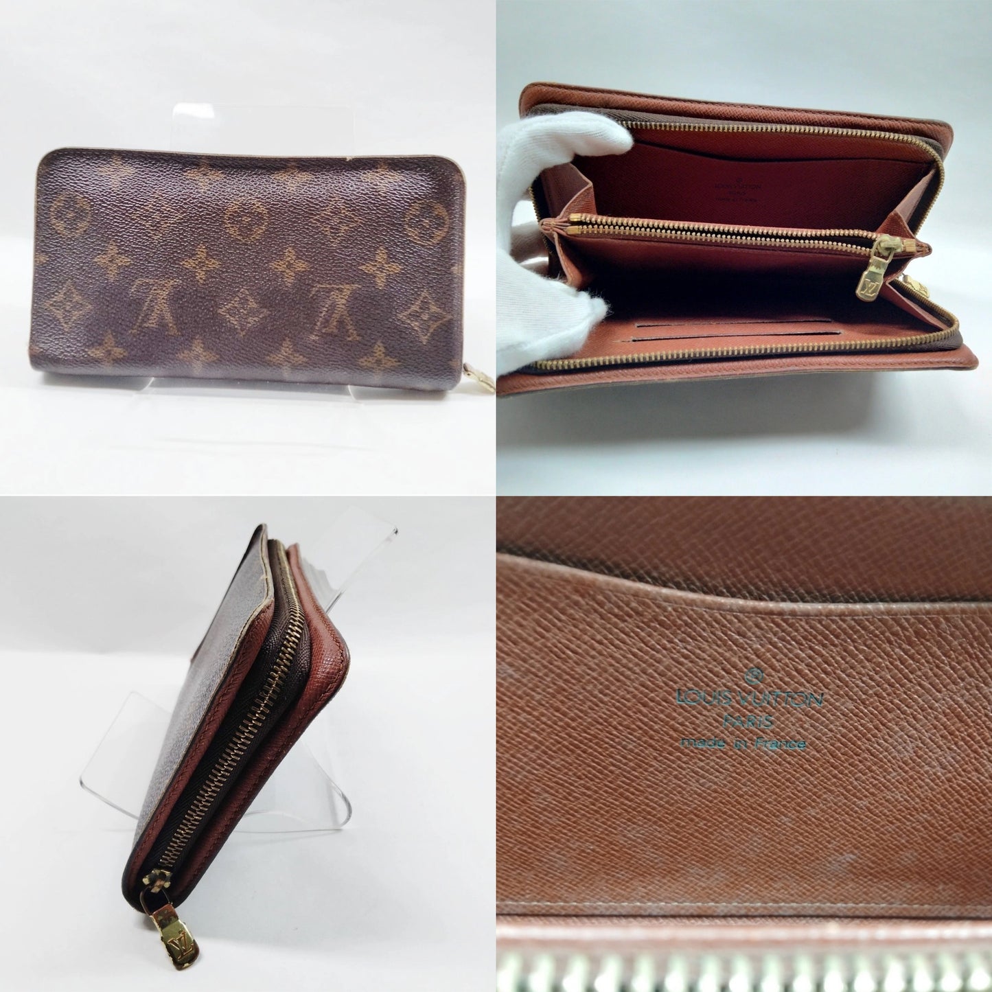 Louis Vuitton Monogram zippy wallet