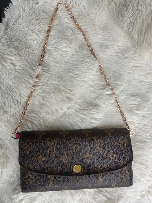 Louis Vuitton wallet on chain shoulder bag