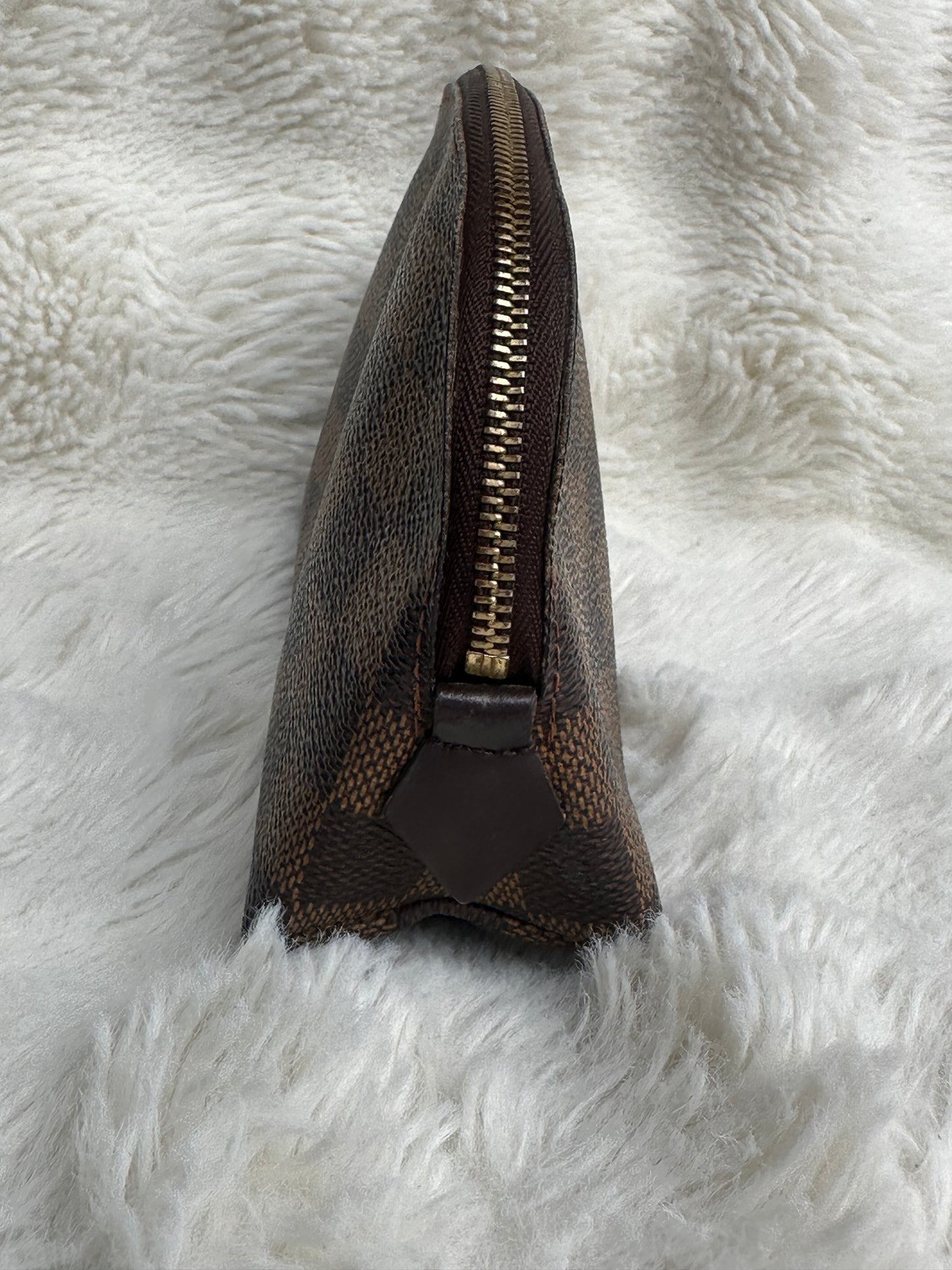 Louis Vuitton monogram PM cosmetic case Damier Ebony