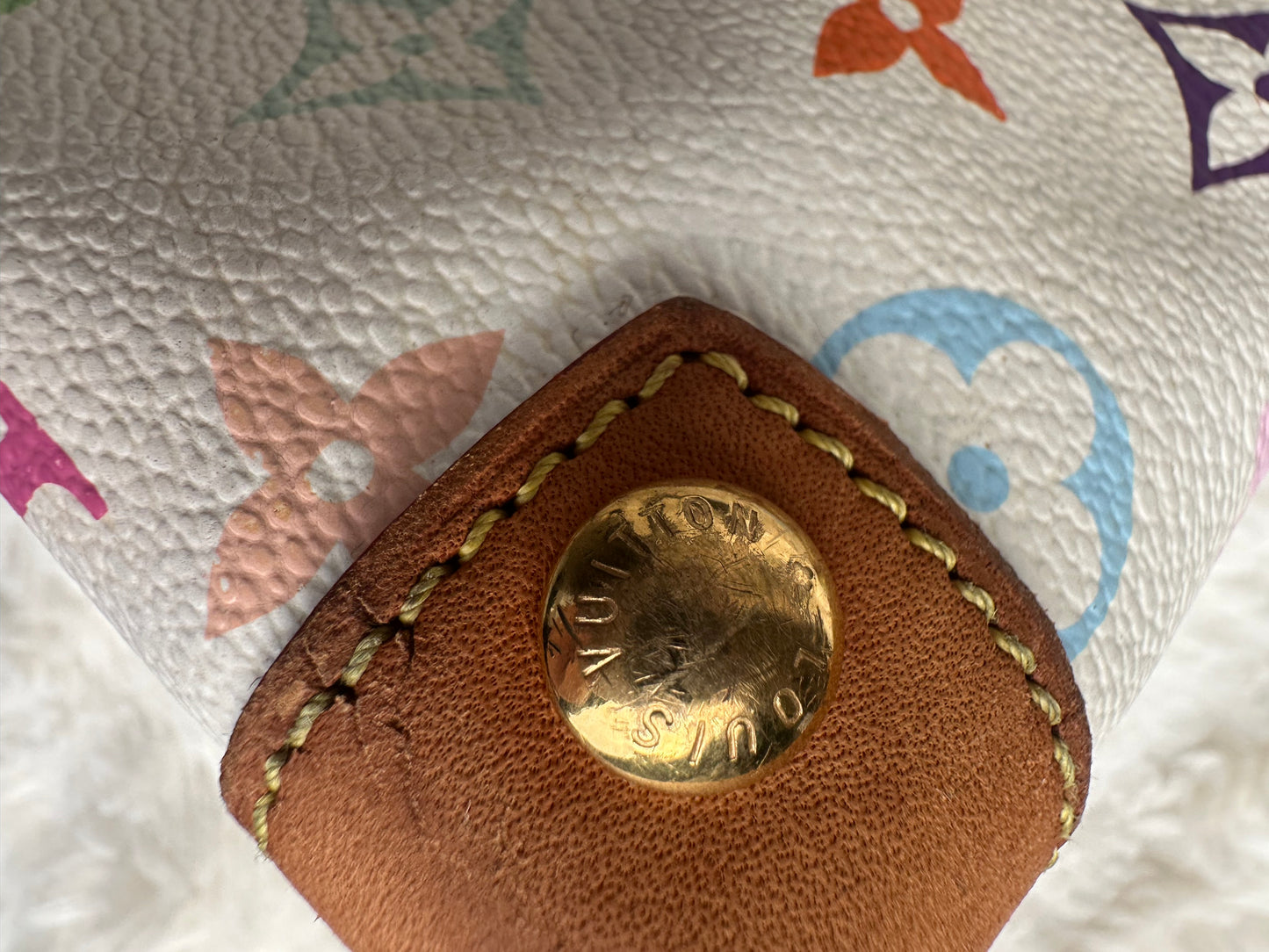 Louis Vuitton Takashi Murakami Eliza monogram multicolour limited edition 00’s shoulder bag