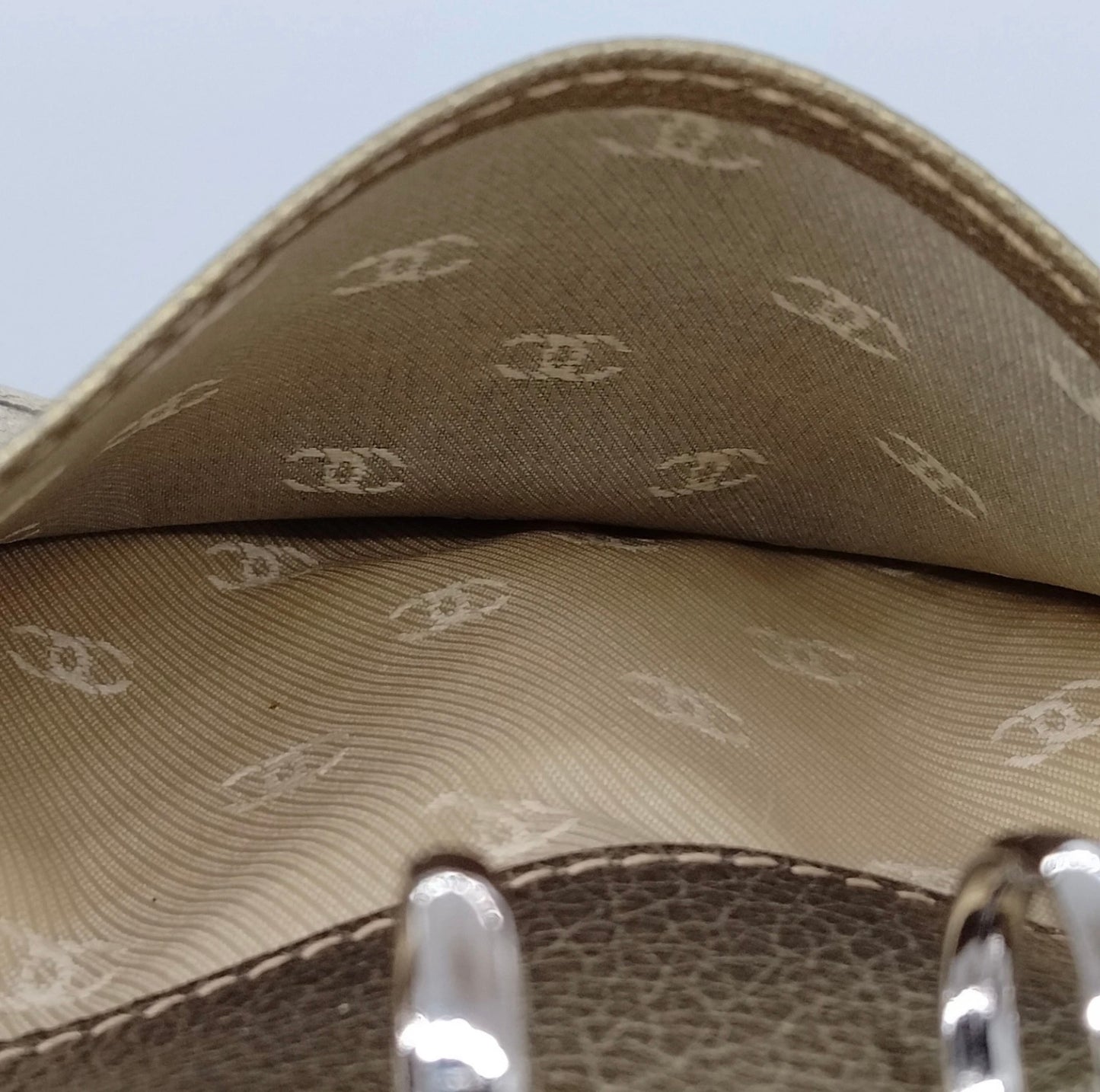 Chanel SLG Gold leather Agenda / Notebook