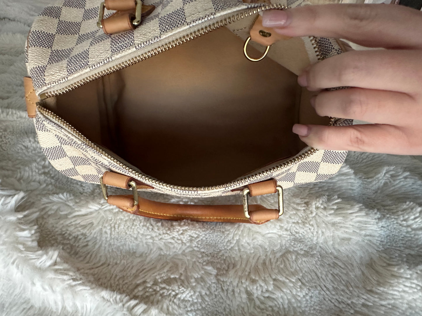 Louis Vuitton Speedy 25 Damier Azure