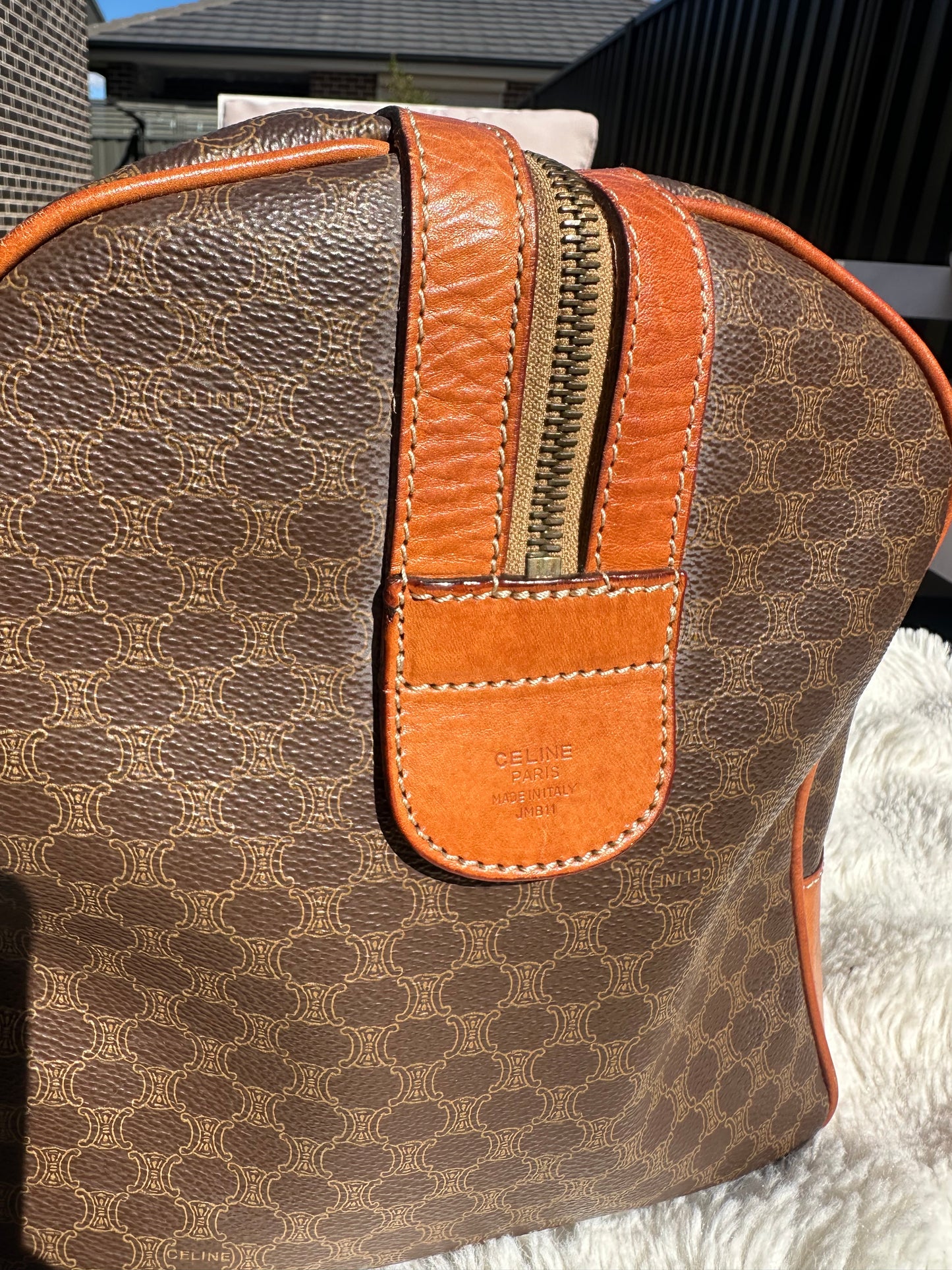 Celine Macadam Vintage weekender bag