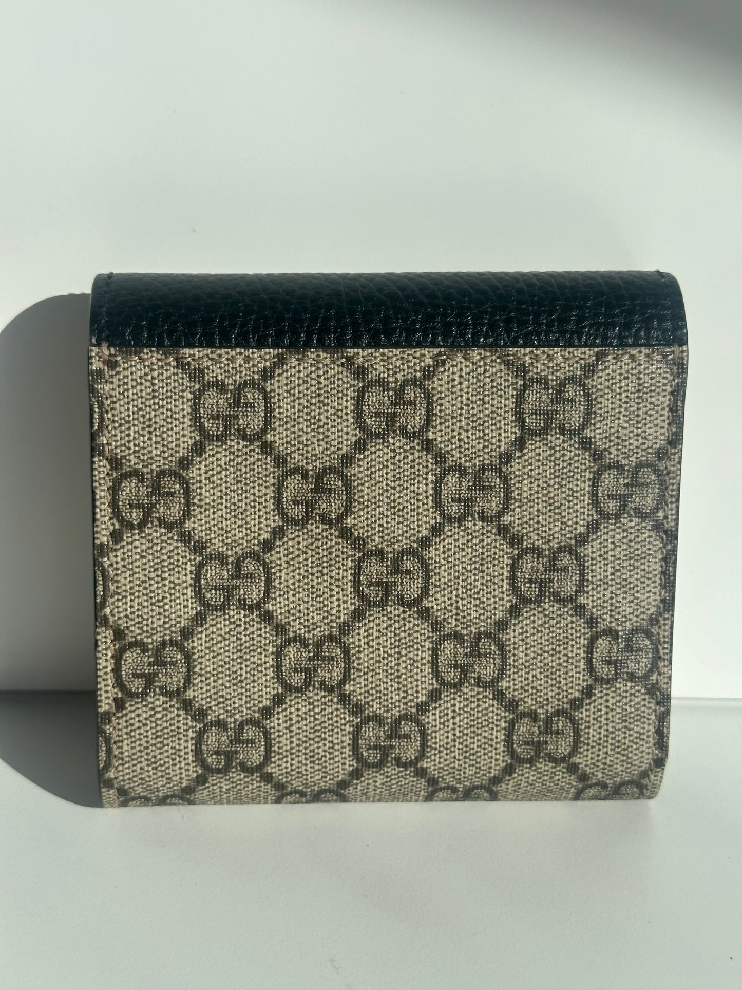 Gucci GG Marmont Bi colour Medium Wallet Black
