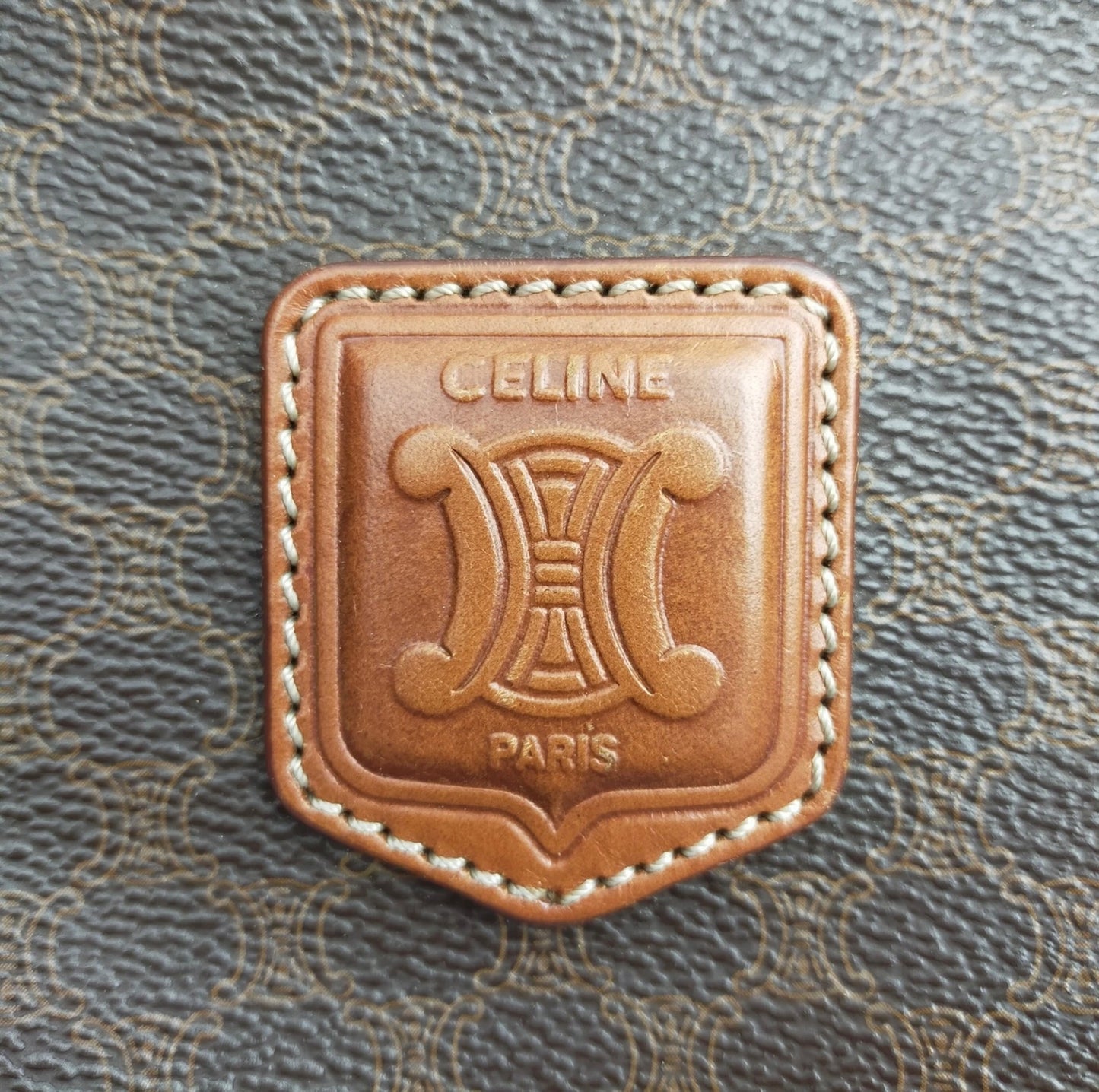 Celine Macadam 50 duffle bag with shoulder strap