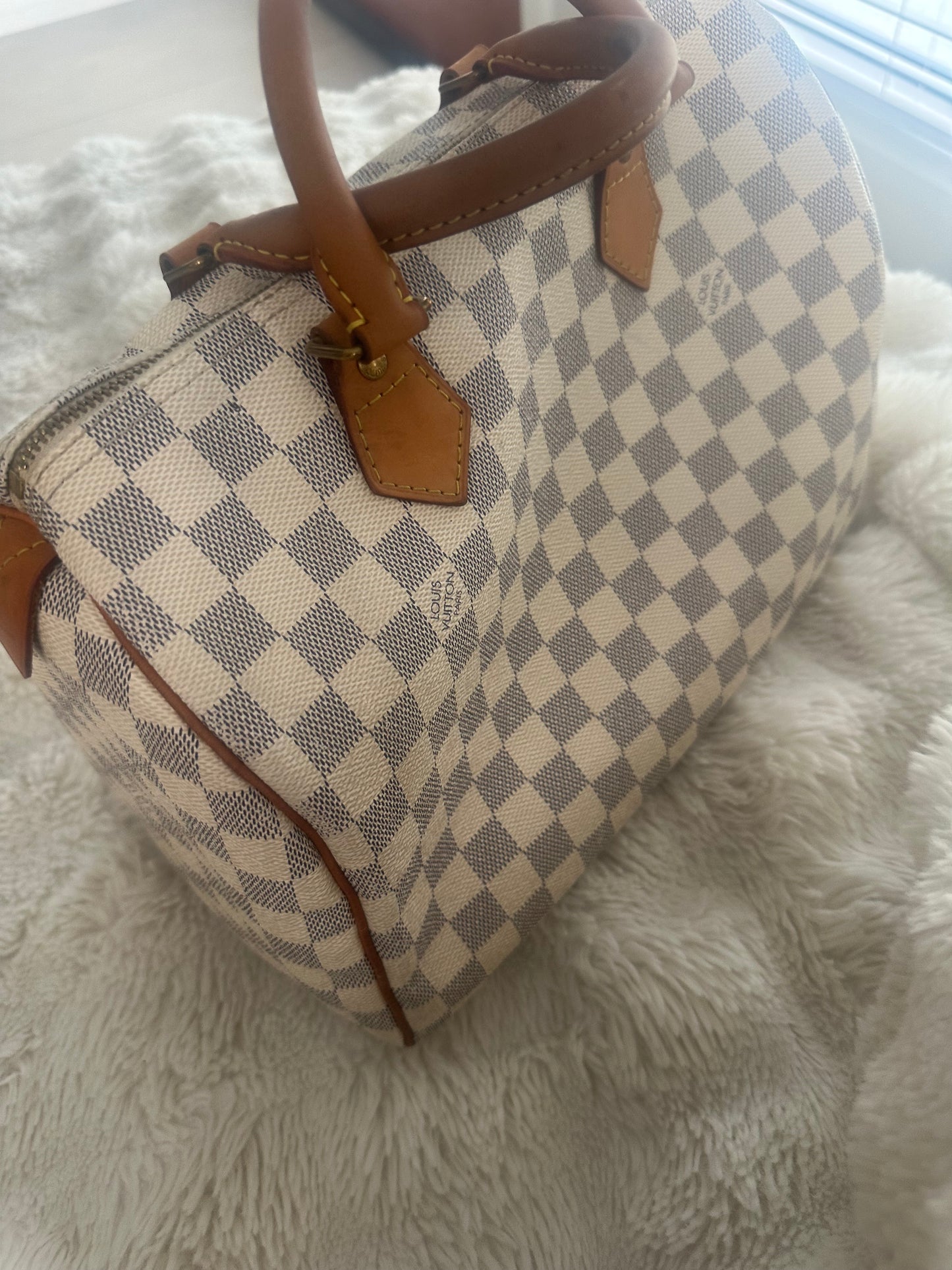 Louis Vuitton Vintage Speedy 30 Damier Azure