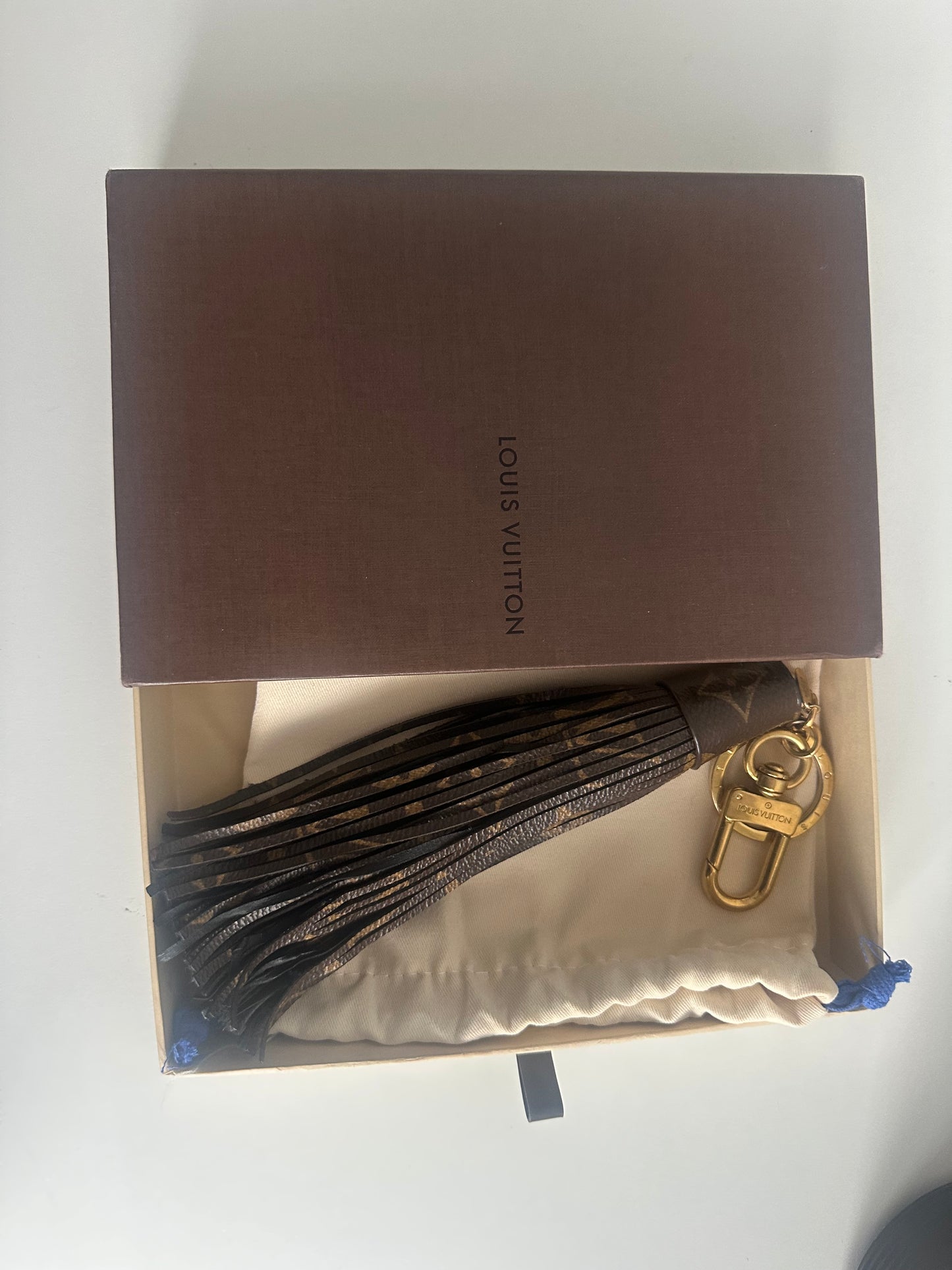 Vintage Rare Louis Vuitton monogram tassel charm