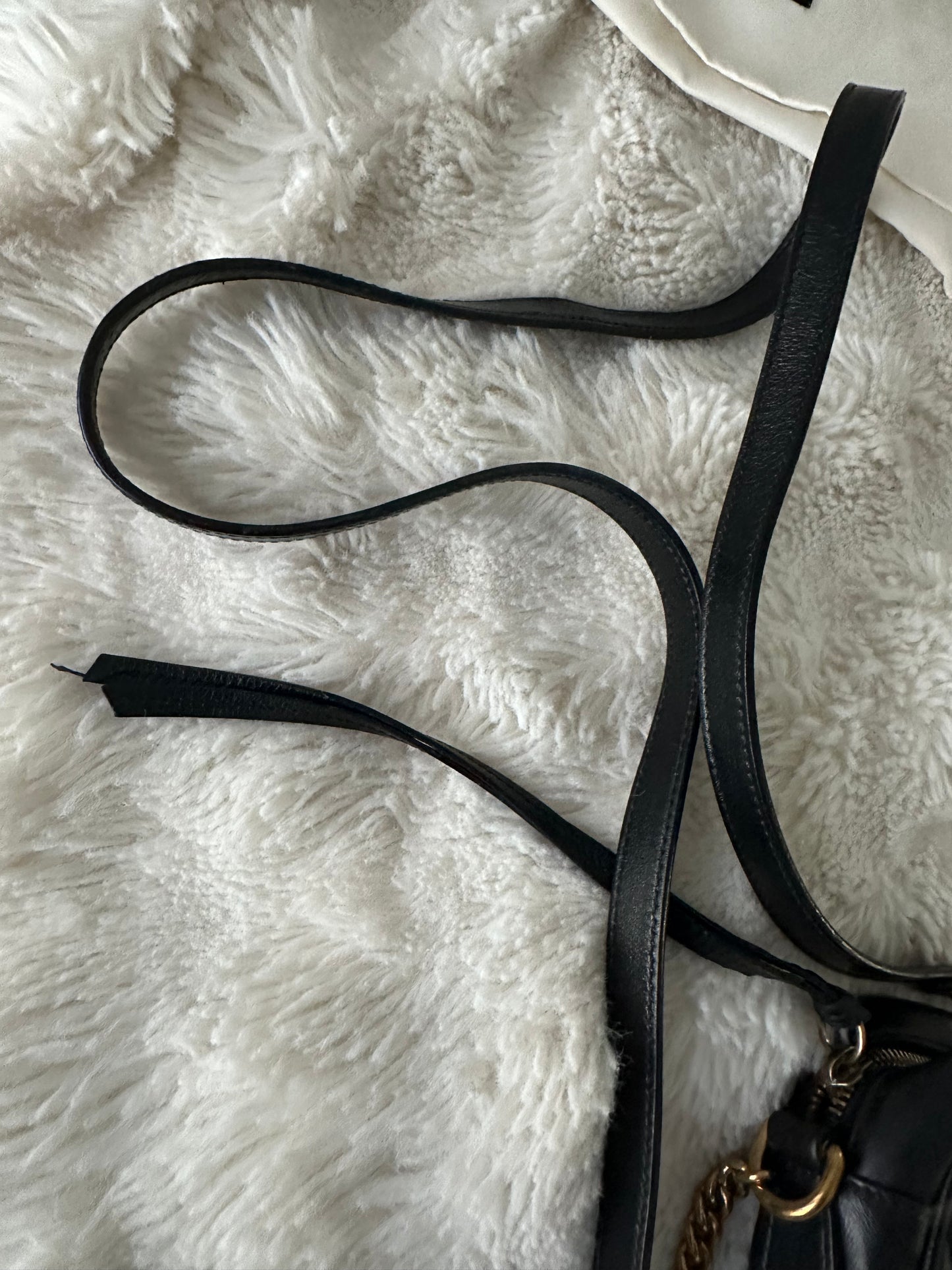 GUCCI GG Marmont Mini Camera Bag Black