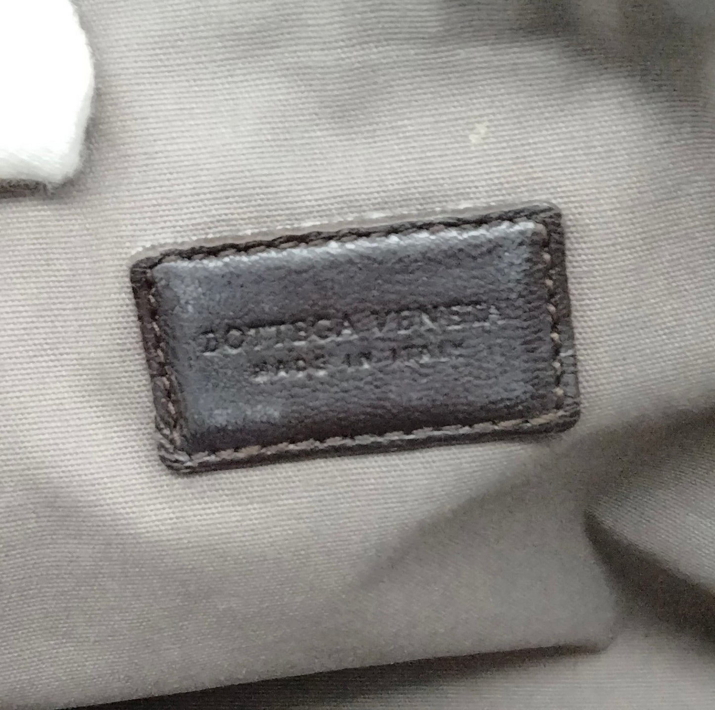 Bottega Veneta clutch / cosmetic pouch bitter chocolate