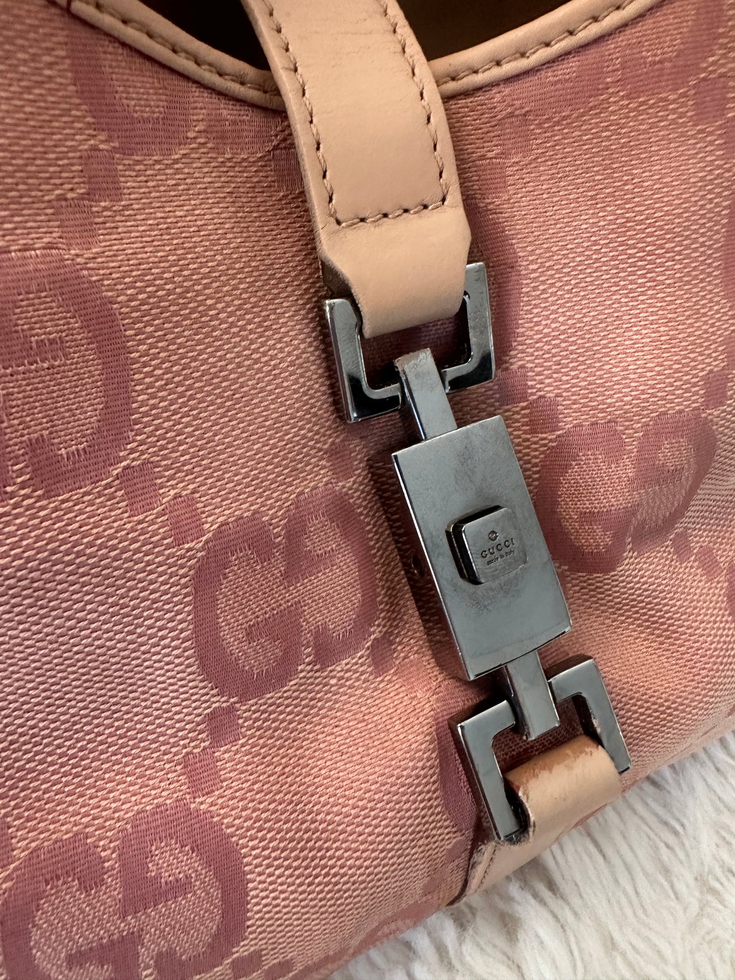GUCCI - Jackie vintage hobo bag pink