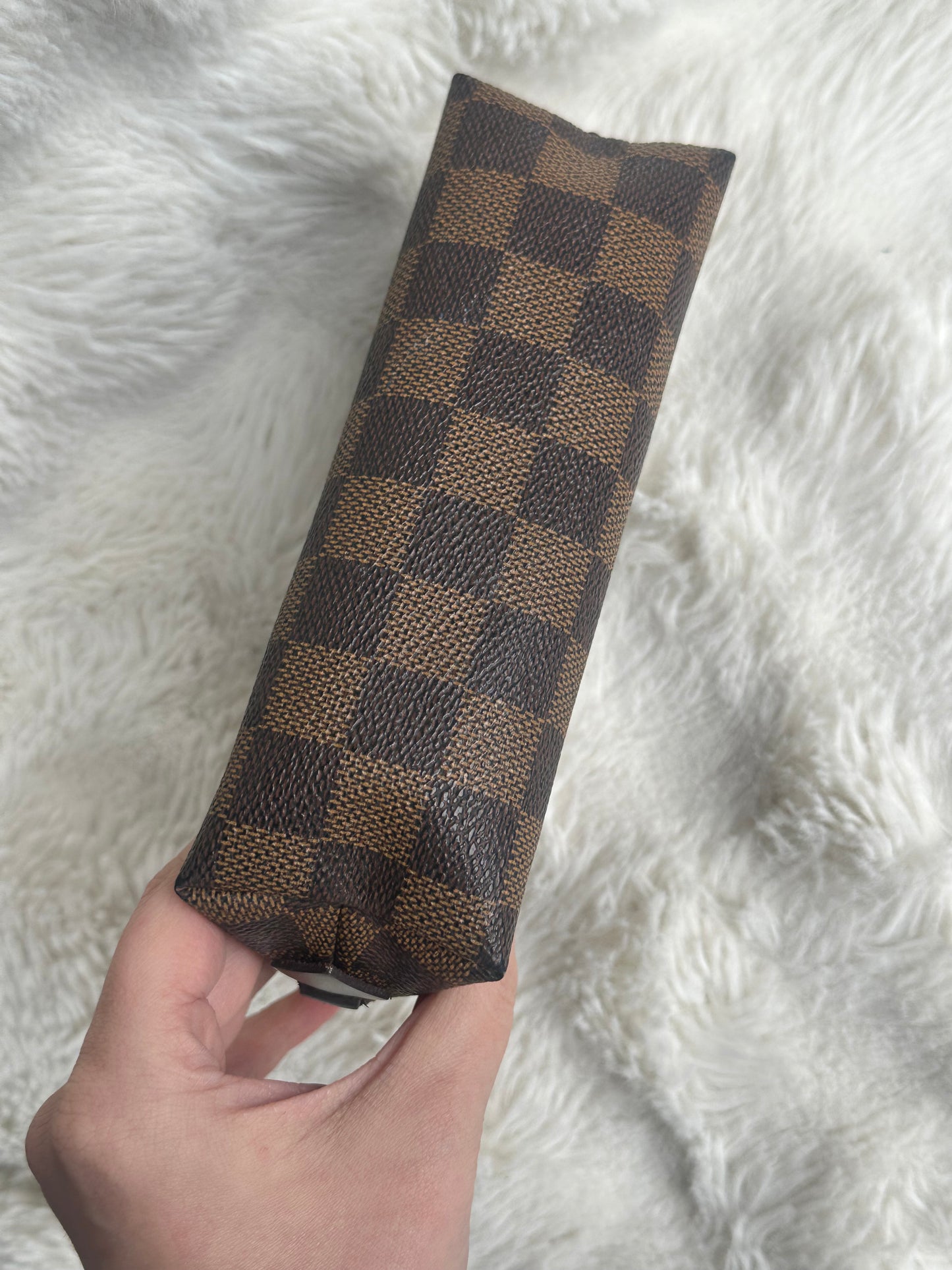 Louis Vuitton monogram PM cosmetic case Damier Ebony